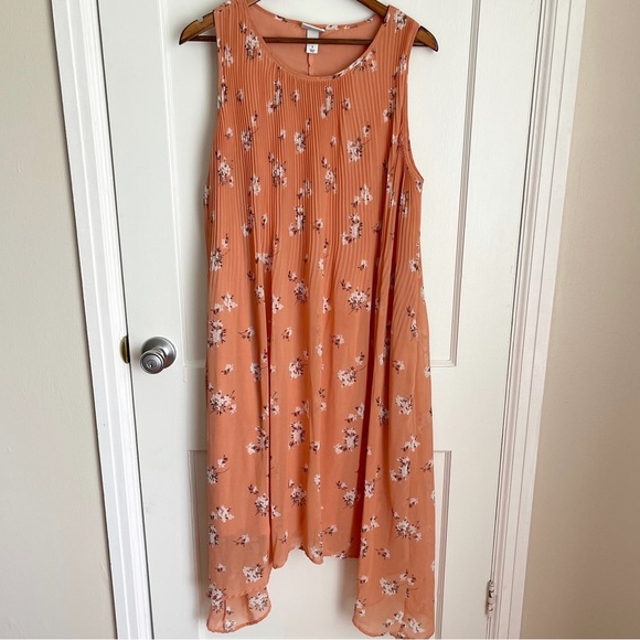 Ava & Viv Pink Floral Dress - Picture 1 of 4